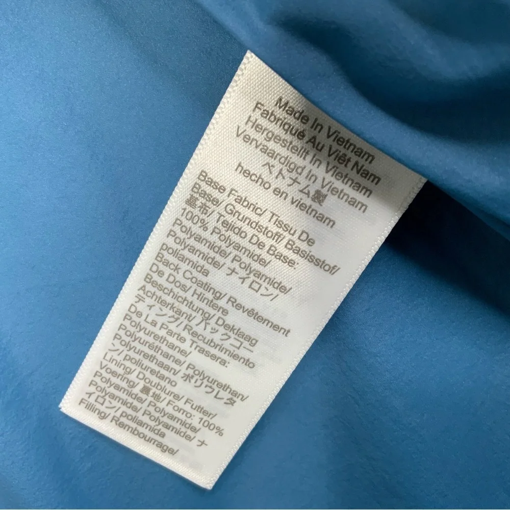 J. Crew Performance Vest Mens Small Quilted Full‎ Zip Blue. (NWT).